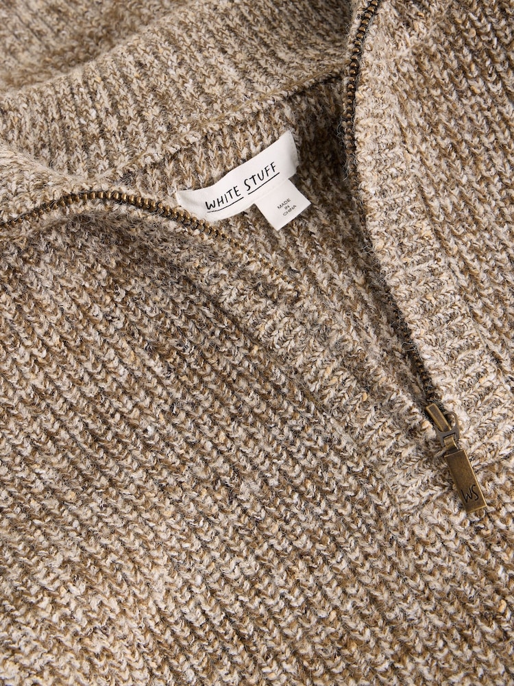 White Stuff Green Tadley Twist Funnel Neck Jumper - Image 6 of 6 White Stuff Green Tadley Twist Funnel Neck Jumper - Image 6 of 6