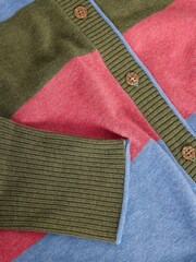 White Stuff Green Lulu Stripe Cardigan - Image 6 of 6