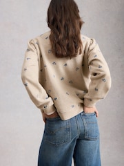 White Stuff Heart Embroidered Sweatshirt - Bild 3 von 6