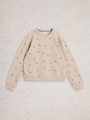 White Stuff Heart Embroidered Sweatshirt - Bild 5 von 6