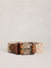 White Stuff Natural Woven Elasticated Belt - Image 1 of 3