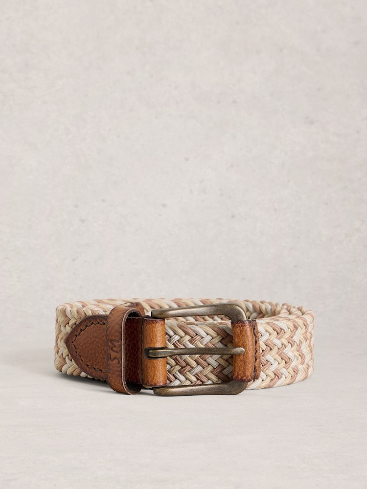 White Stuff Natural Woven Elasticated Belt - Image 1 of 3