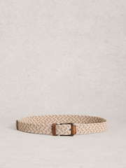 White Stuff Natural Woven Elasticated Belt - Image 2 of 3
