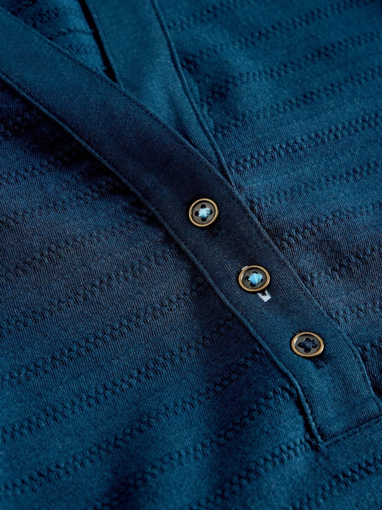 White Stuff Blue Nora Texture Notch Vests - Image 2 of 2