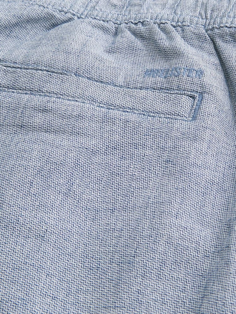 Hollister Blue Linen Mid Thigh Pull-On Shorts - Image 5 of 5