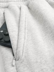 Hollister Grey Mid-Thigh Fleece Shorts - Image 2 of 2