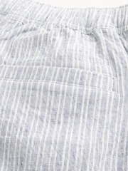 Hollister Blue Linen Mid Thigh Shorts - Image 4 of 4