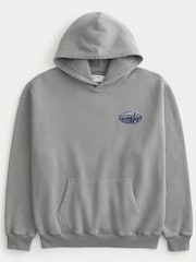 Hollister Post Malone Graphic Pop-Over Hoodie - Image 4 de 5