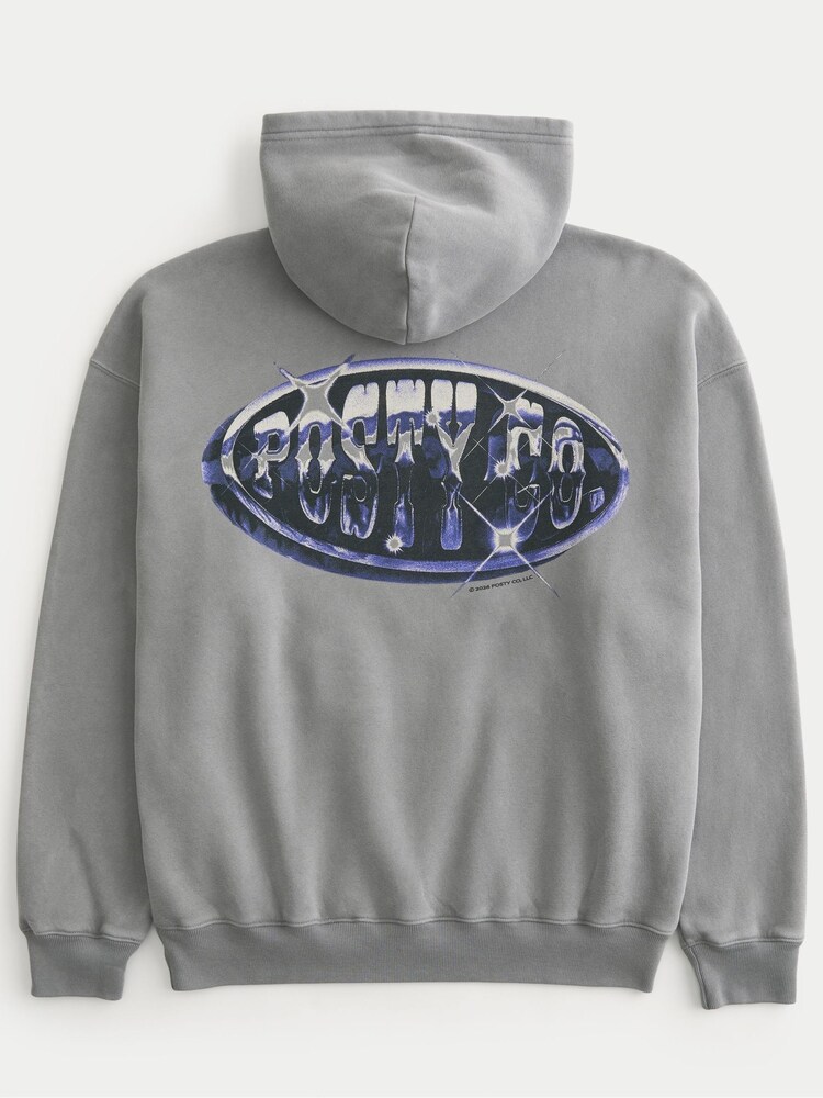 Hollister Post Malone Graphic Pop-Over Hoodie - Image 5 de 5