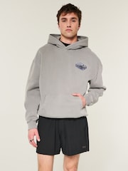 Hollister Black Mid-Thigh Hybrid Active Shorts - Image 2 of 4