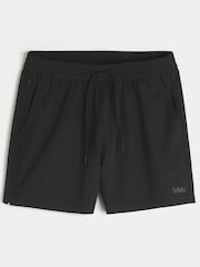 Hollister Black Mid-Thigh Hybrid Active Shorts - Image 4 of 4
