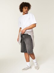 Hollister White Micro Logo T-Shirt - Image 3 of 5