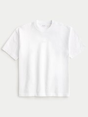 Hollister White Micro Logo T-Shirt - Image 4 of 5