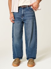 Hollister Dark Wash Skater Baggy Jeans - Image 1 of 6
