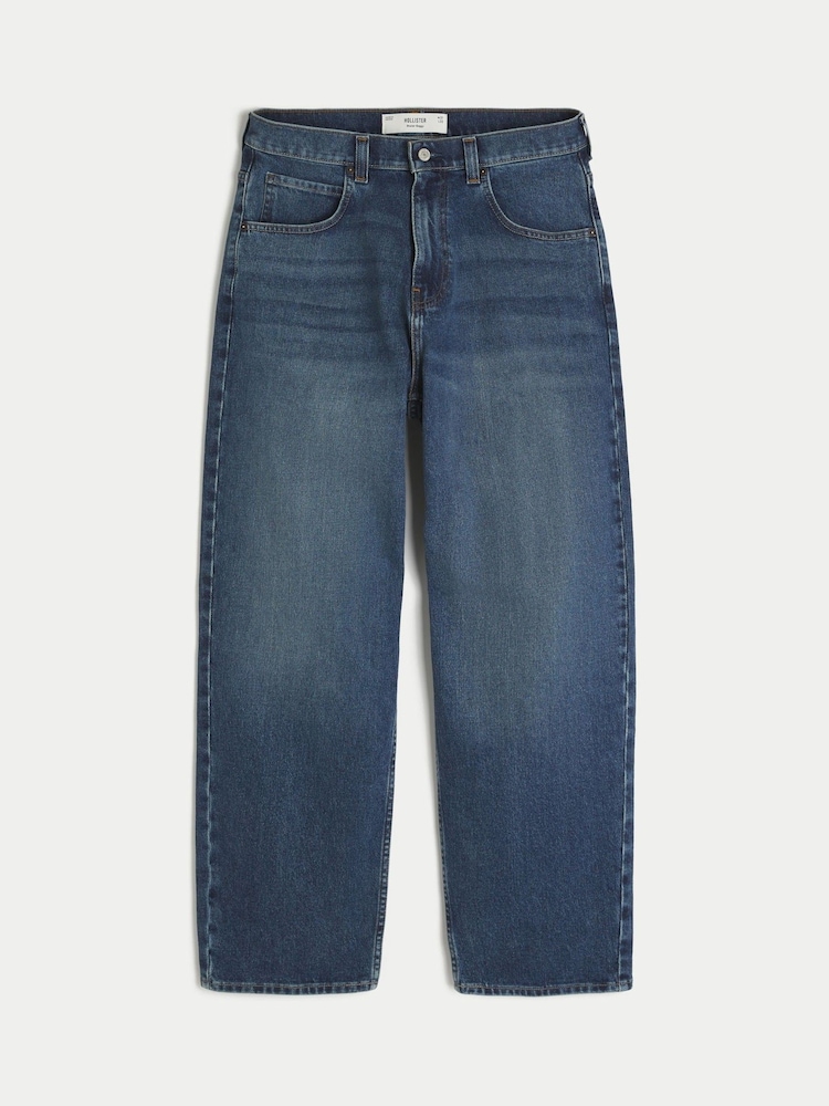 Hollister Dark Wash Skater Baggy Jeans - Image 6 of 6