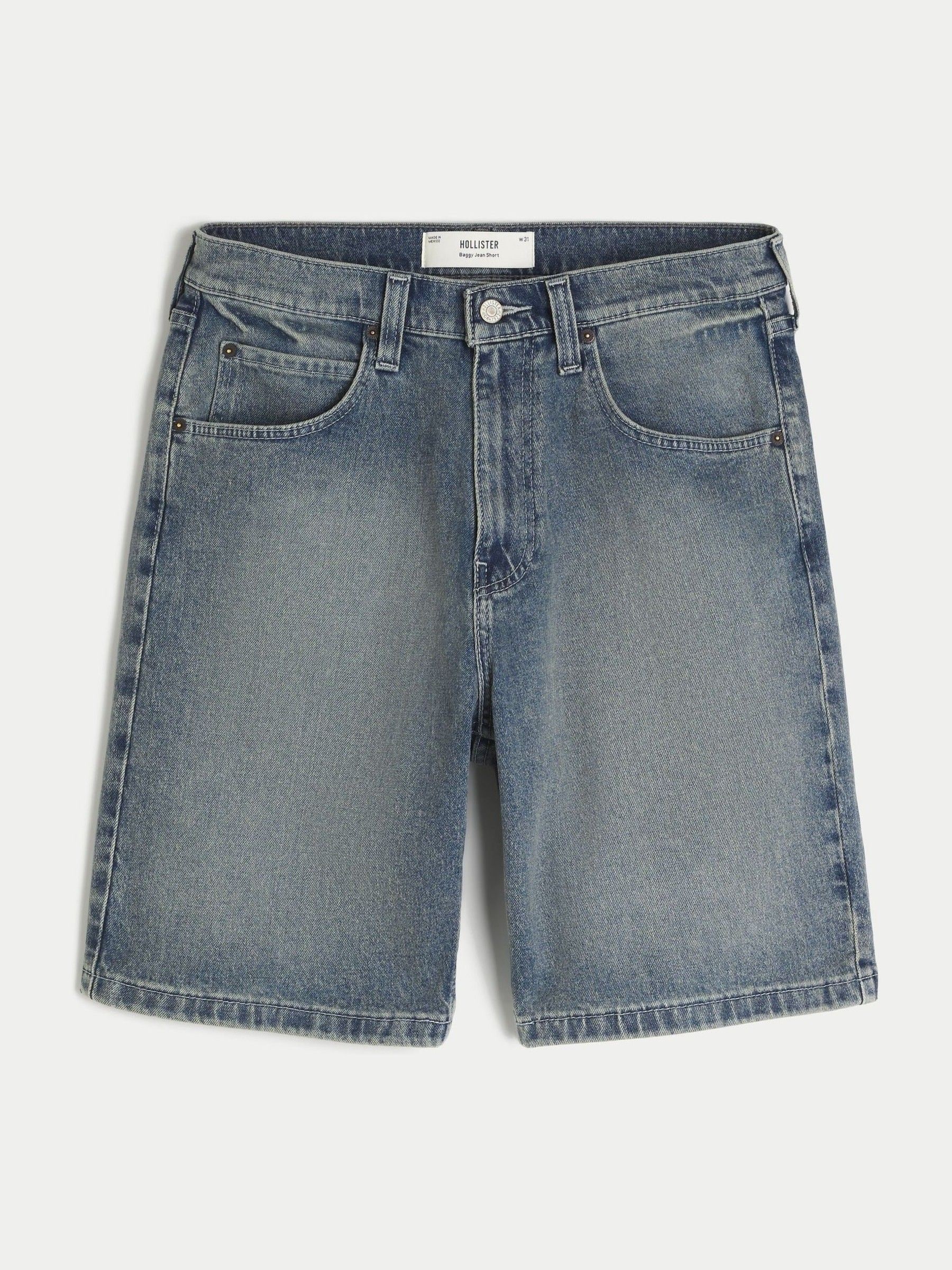 Buy Hollister Blue Baggy Shorts from Next USA