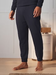 Navy Long Sleeve Waffle Pyjamas Set - Image 3 of 8