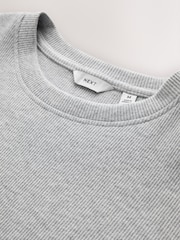 Light Grey Long Sleeve Waffle Pyjamas Set - Image 12 of 14