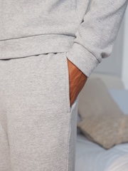 Light Grey Long Sleeve Waffle Pyjamas Set - Image 6 of 8