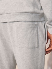 Light Grey Long Sleeve Waffle Pyjamas Set - Image 7 of 8