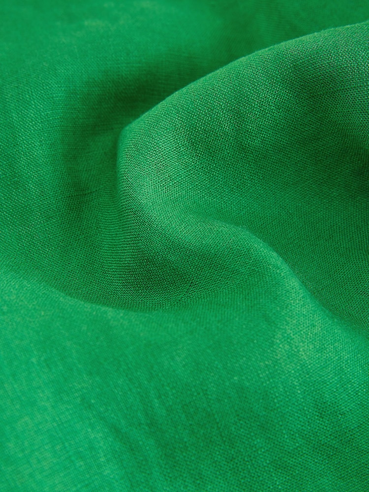 Green N. Premium 100% Linen Midi Skirt - Image 9 of 9