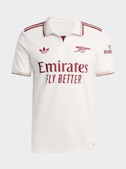 adidas White Arsenal 25/26 Third Authentic Football Shirt - Image 7 of 8