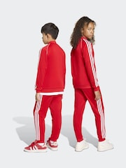 adidas Originals Red SST Tracksuit Bottoms - Image 2 of 6