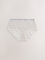 Green Midi Cotton Logo Knickers 10 Pack - Image 4 of 13