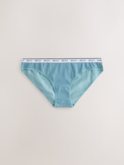 Yaşıl Dama Zolağı - Cotton Loqo Knickers 4 Pack - 7şəkildən 2 şəkil