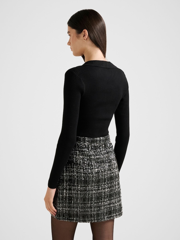 Forever New Paisley Boucle Mixed Mini Dress - Imagen 2 de 5 Forever New Paisley Boucle Mixed Mini Dress - Imagen 2 de 5