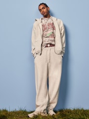 Hollister Grey Baggy Fit Sweatpant Joggers - Image 2 of 4