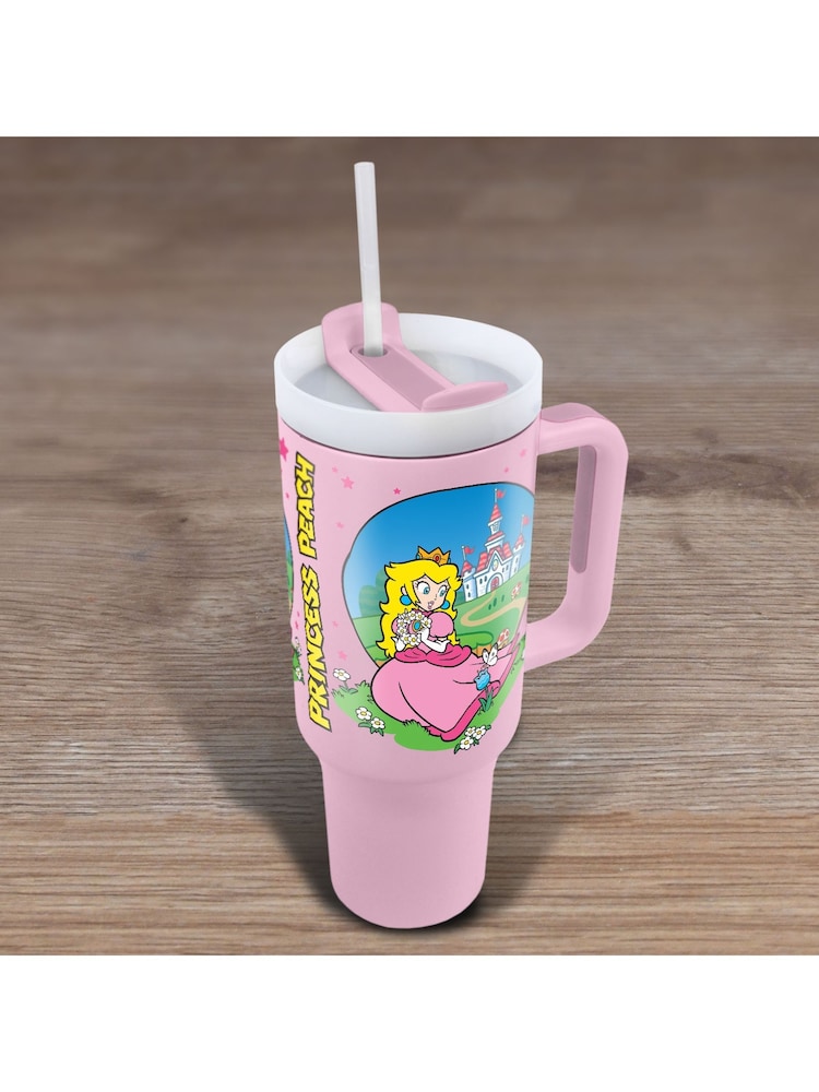 Pyramid International Pink Super Mario Peach 40oz Tumbler & Notebook Gift Set - Image 2 of 3