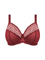 Elomi Red Tiernie Underwire Plunge Bra - Stretch - Image 5 of 5