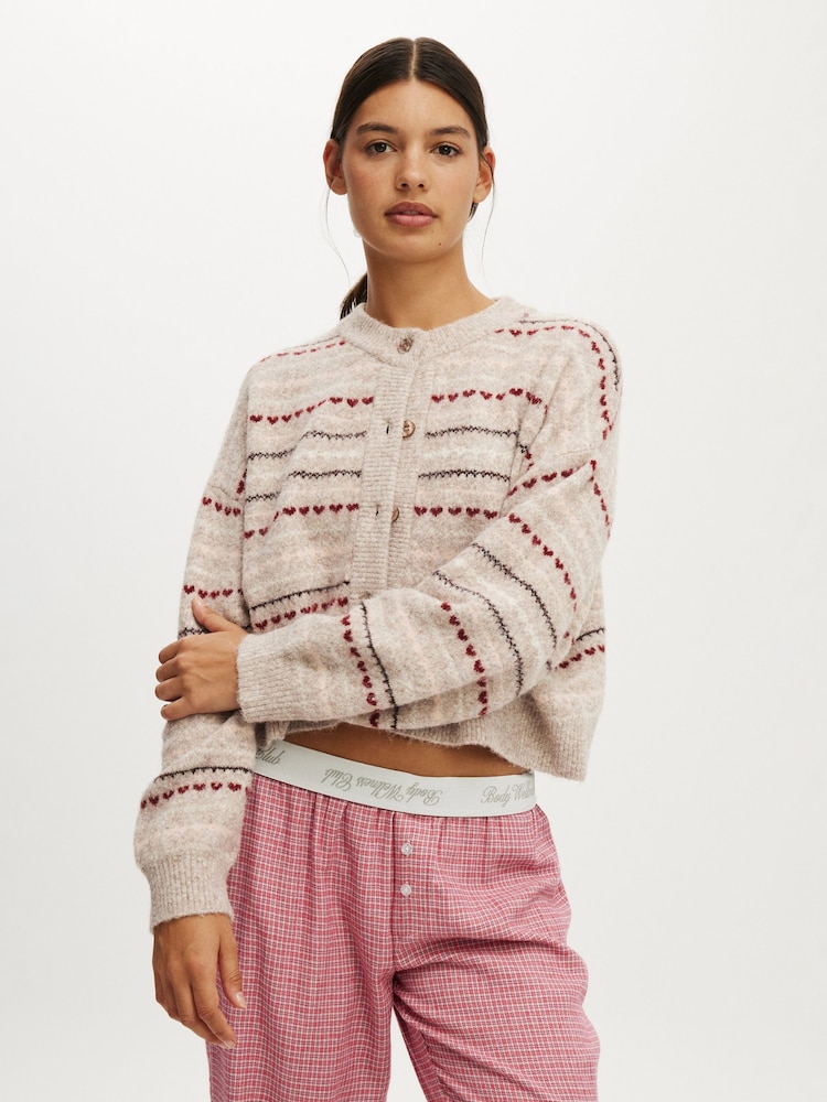 Cotton On Brown Button Up Cardigan - Image 1 of 5