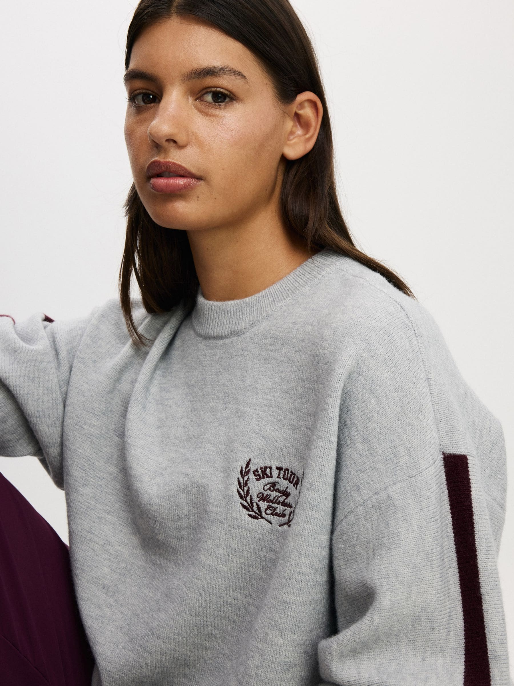 Buy Cotton On Grey Plush Graphic Crew Jumper from Next USA