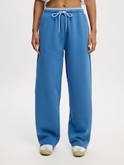Azul oscuro - Cotton On Flannel Wide Leg Trousers - Imagen 5 de 6