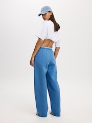 Azul oscuro - Cotton On Flannel Wide Leg Trousers - Imagen 6 de 6