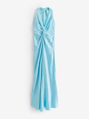 Six Stories Plunge Knot Neck Scarf Bridesmaid Dress - Imaginea 6 din 6