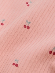 Rosa con estampado de cerezas - 5 Pack Traje de bebé de manga larga - Imagen 13 de 14