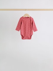 Rosa con estampado de cerezas - 5 Pack Traje de bebé de manga larga - Imagen 7 de 14