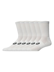 ASICS White Crew Socks 6 Pack - Image 2 of 3