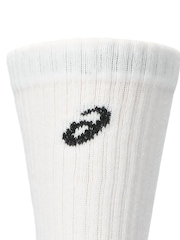 ASICS White Crew Socks 6 Pack - Image 3 of 3