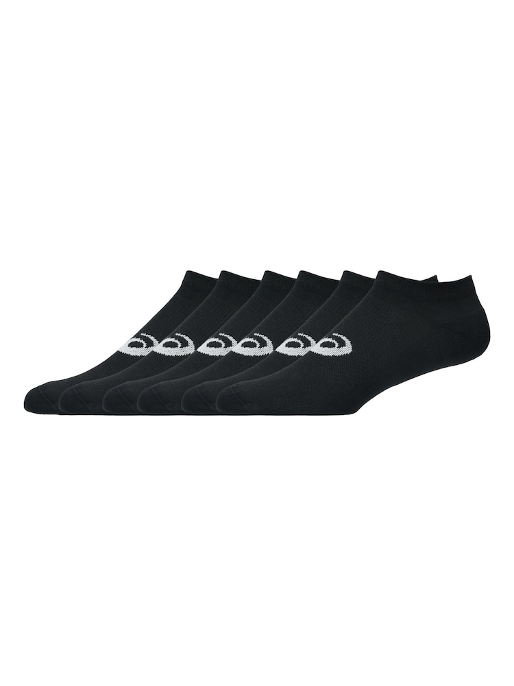 أسود - حزمة من 6 جوارب منخفضة من ASICS - صورة 2 من 2