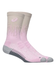 ASICS Pink Performance Run Crew Socks - Image 1 of 3