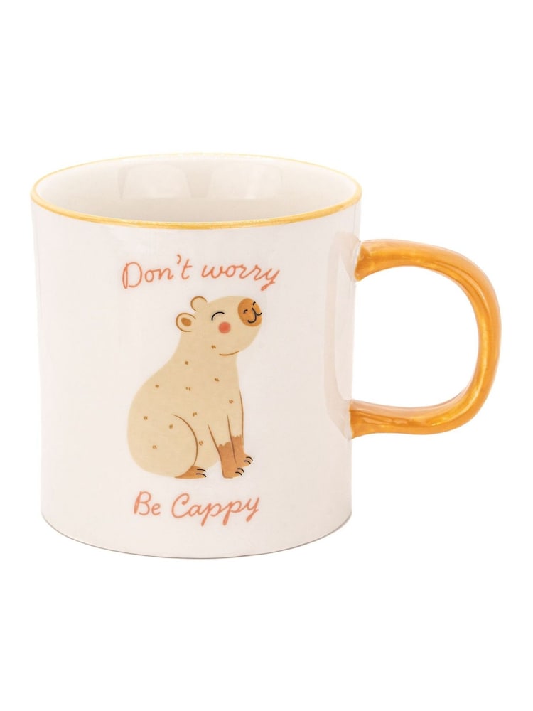 Sass & Belle Orange Don't Worry Be Cappy Mug - Image 1 of 3