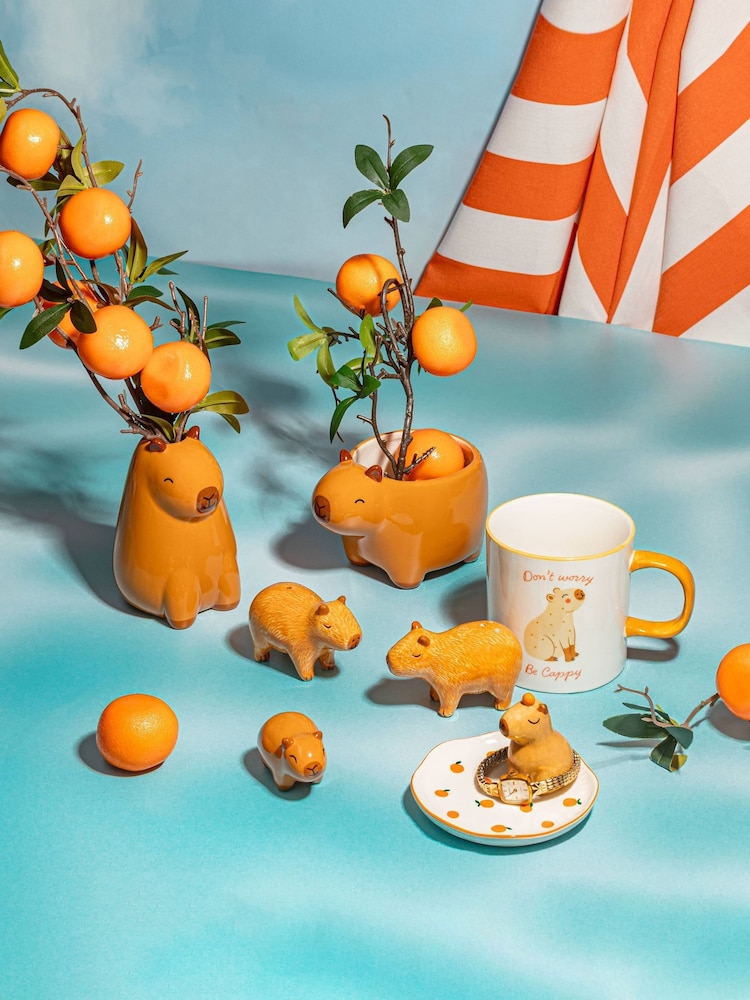 Sass & Belle Orange Don't Worry Be Cappy Mug - Image 3 of 3