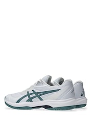 ASICS White/Blue Game Ff  Tennis Trainers - Image 4 of 7
