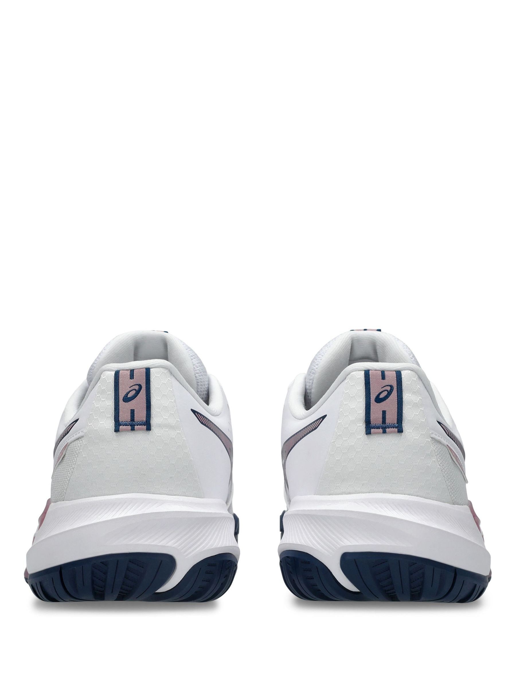 Buy ASICS White/Pink Gel-Challenger 15 Tennis Trainers from Next