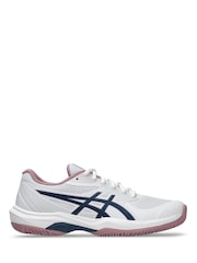 ASICS White/Blue Game FF Tennis Trainers - Image 1 of 8