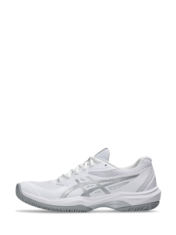 ASICS White/Silver Game FF Tennis Trainers - Image 2 of 7